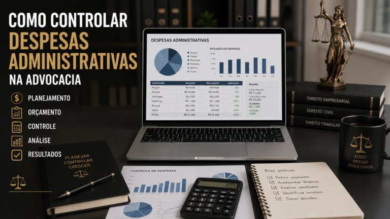 Como controlar despesas administrativas na advocacia