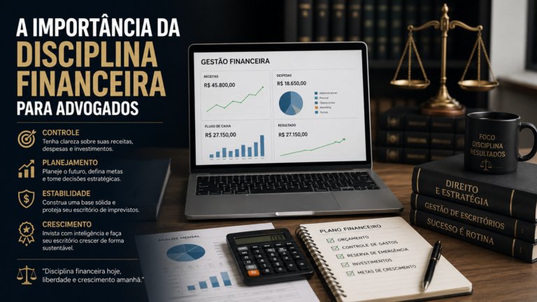 A importância da disciplina financeira para advogados
