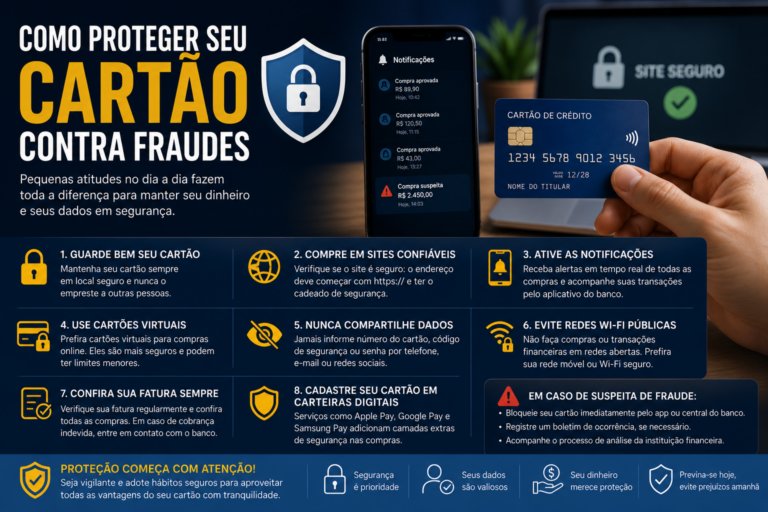 Como proteger seu cartão contra fraudes