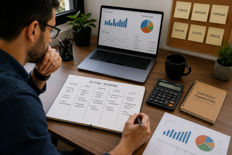 Como criar uma rotina semanal de controle financeiro