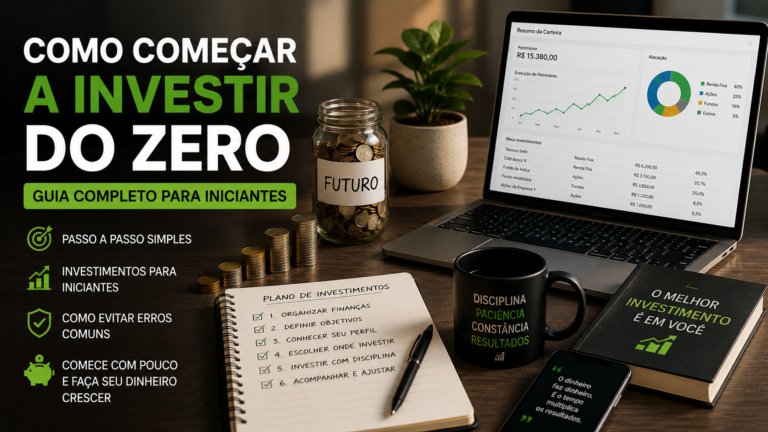 Como começar a investir do zero: guia completo para iniciantes