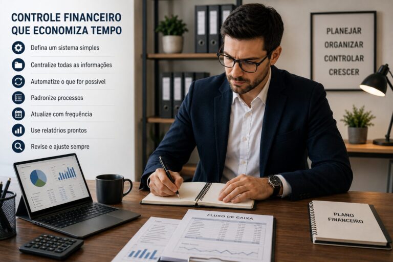 Como criar um controle financeiro que economiza tempo
