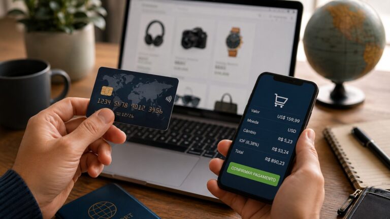 Compras em moeda estrangeira no cartão de crédito