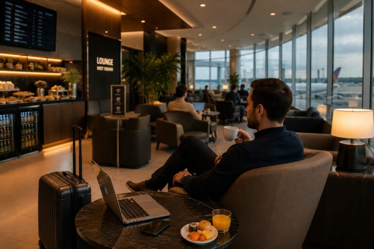 Benefícios de salas VIP para quem viaja