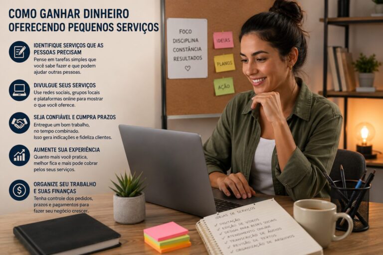 Como ganhar dinheiro oferecendo pequenos serviços
