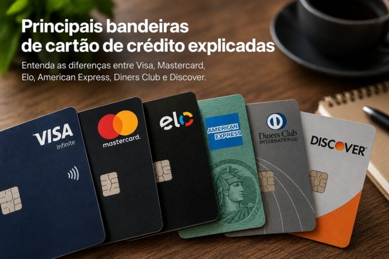 Principais bandeiras de cartão de crédito explicadas