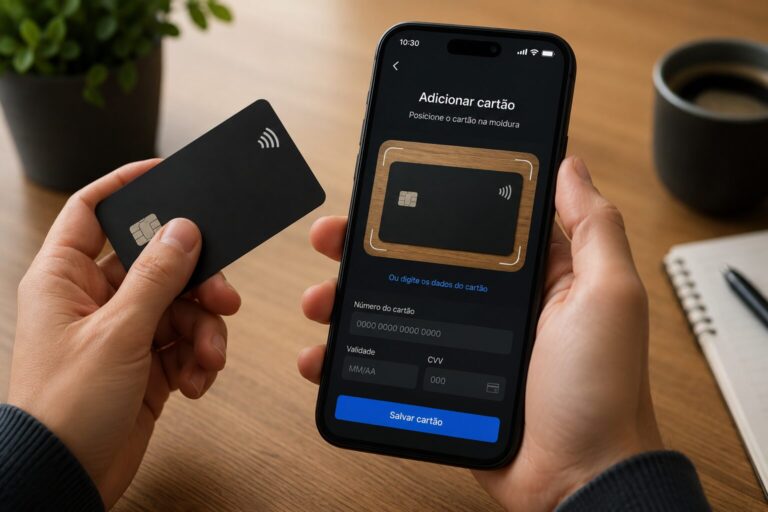 Como cadastrar o cartão em carteiras digitais