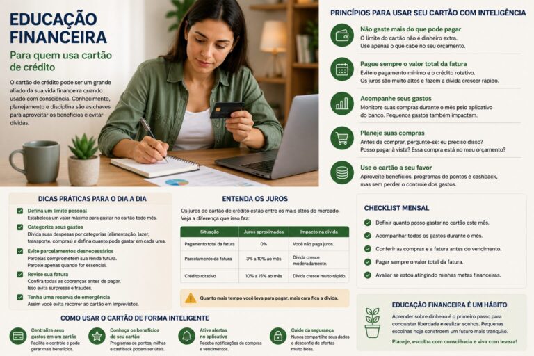 Educação financeira para quem usa cartão de crédito
