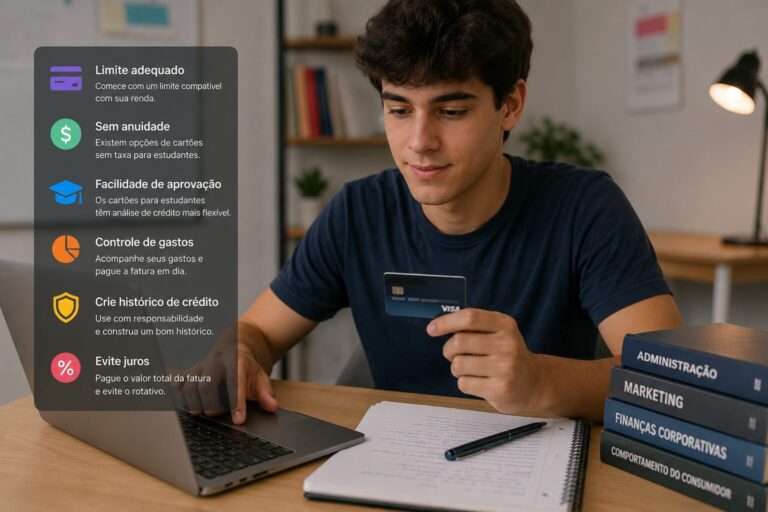 Cartão de crédito para estudantes: o que saber