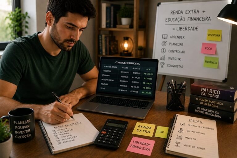 Renda extra e educação financeira: como unir as duas coisas