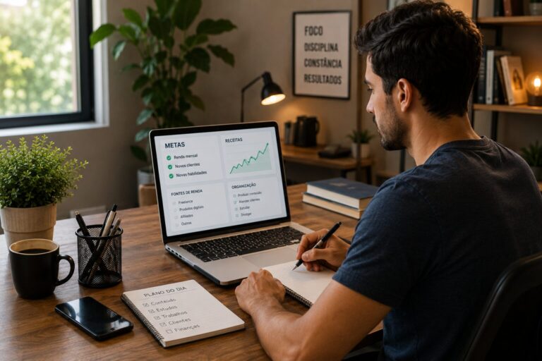 Como ganhar dinheiro online de forma organizada