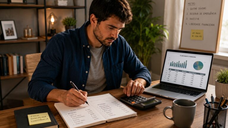Como organizar seu crescimento financeiro mês a mês