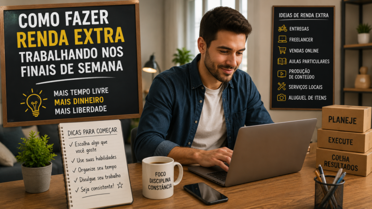 Como fazer renda extra trabalhando nos finais de semana