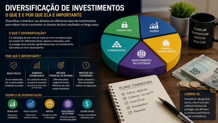 O que é diversificação de investimentos e por que ela é importante