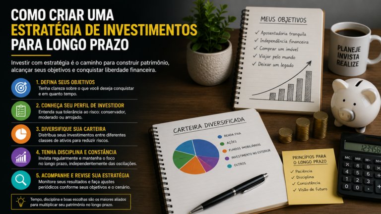 Como criar uma estratégia de investimentos para longo prazo