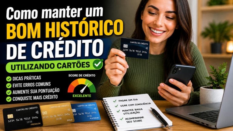 Como manter um bom histórico de crédito utilizando cartões