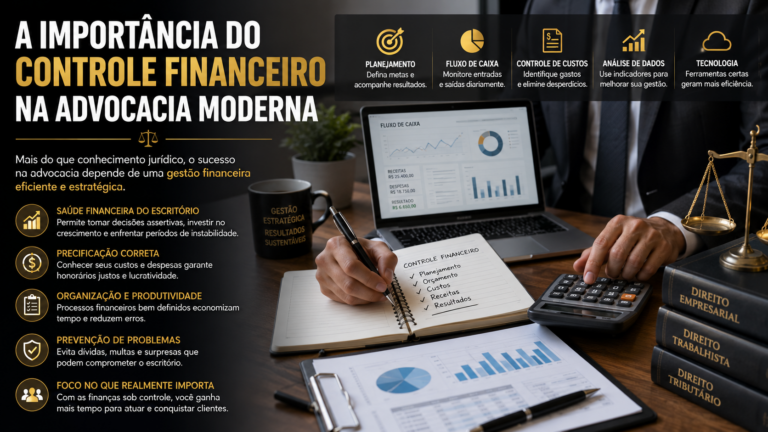 A importância do controle financeiro na advocacia moderna