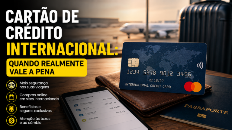 Cartão de crédito internacional: quando realmente vale a pena