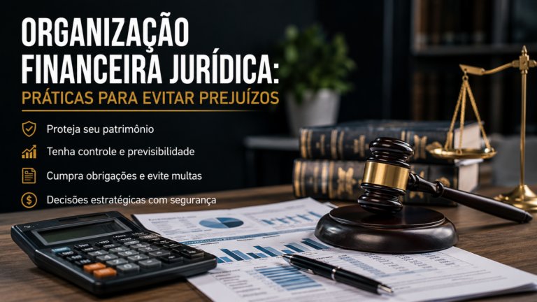 Organização financeira jurídica: práticas para evitar prejuízos