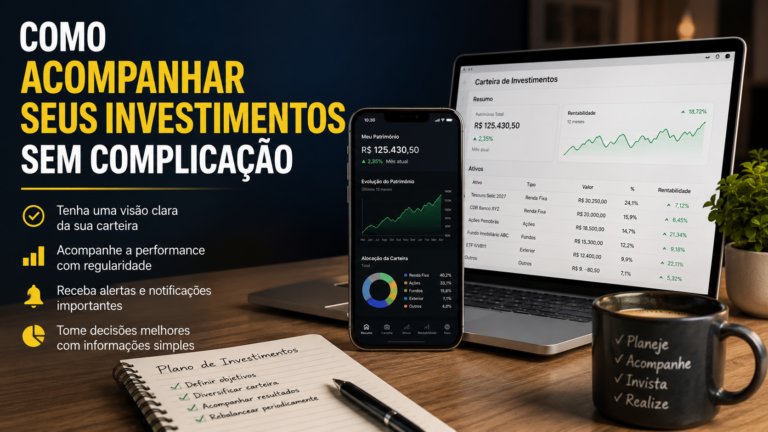 Como acompanhar seus investimentos sem complicação