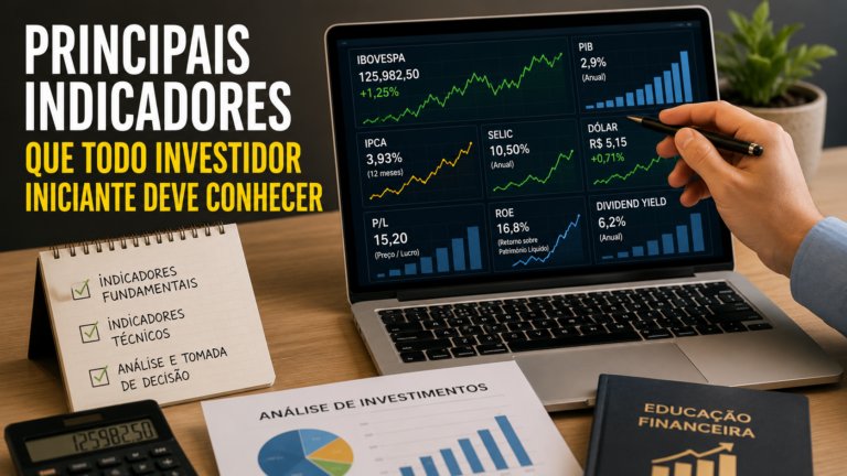 Os principais indicadores que todo investidor iniciante deve conhecer