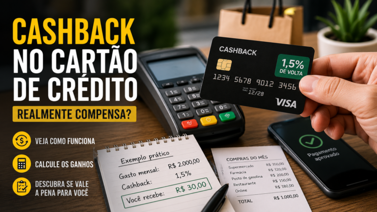 Cashback no cartão de crédito realmente compensa?