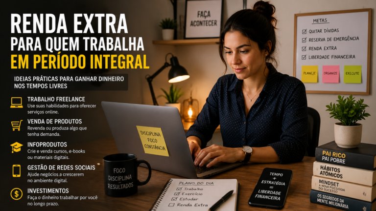 Renda extra para quem trabalha em período integral