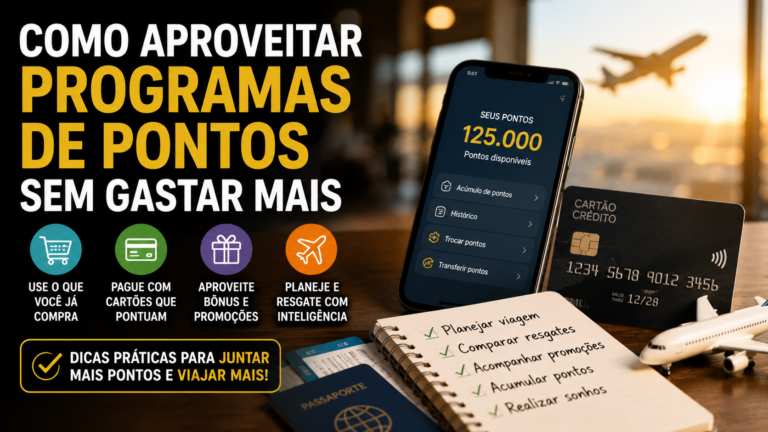 Como aproveitar programas de pontos sem gastar mais