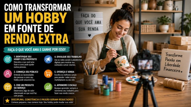 Como transformar um hobby em fonte de renda extra