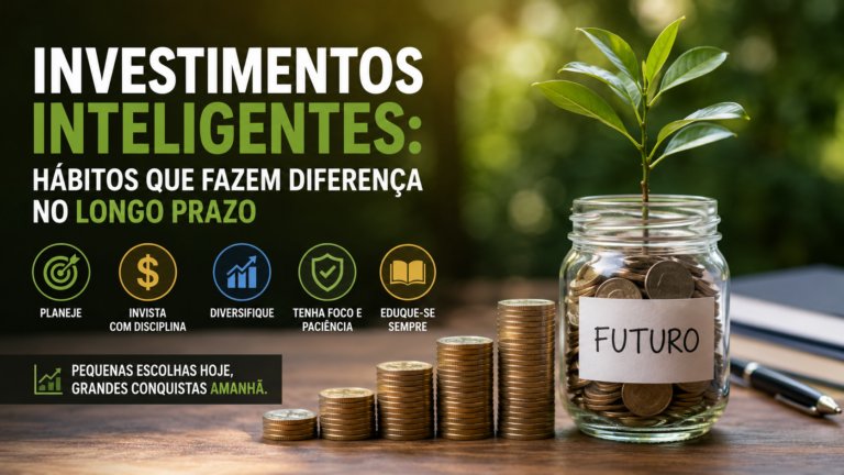 Investimentos inteligentes: hábitos que fazem diferença no longo prazo