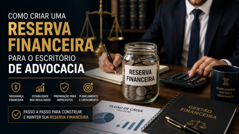 Como criar uma reserva financeira para o escritório de advocacia