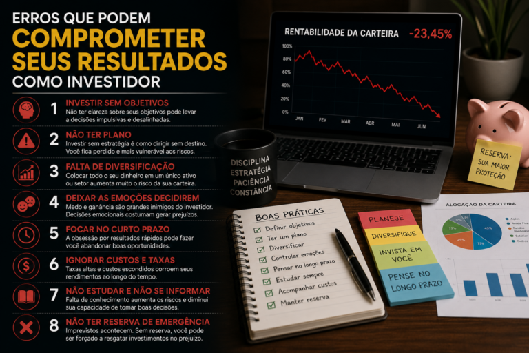 Erros que podem comprometer seus resultados como investidor