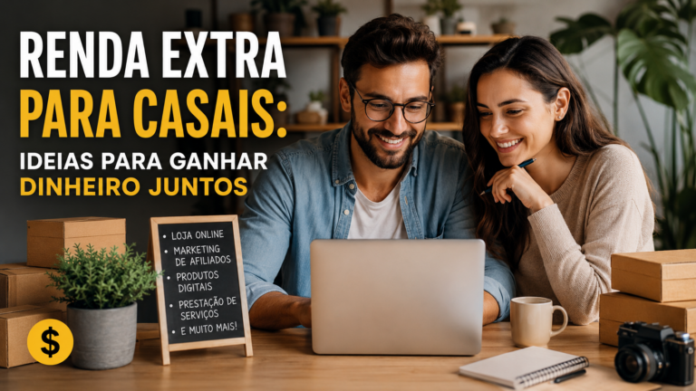 Renda extra para casais: ideias para ganhar dinheiro juntos