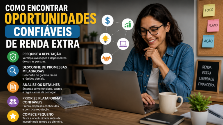 Como encontrar oportunidades confiáveis de renda extra