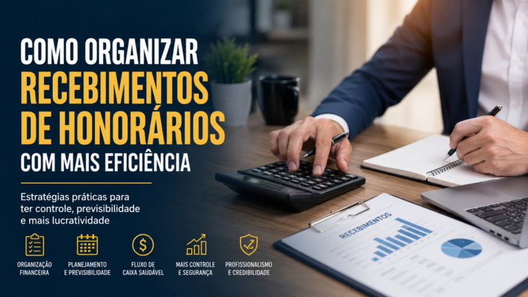 Como organizar recebimentos de honorários com mais eficiência