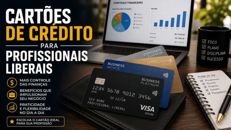 Cartões de crédito para profissionais liberais
