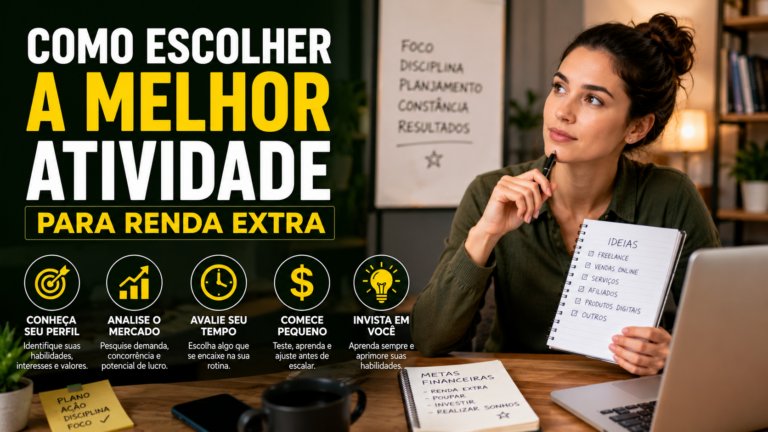 Como escolher a melhor atividade para renda extra