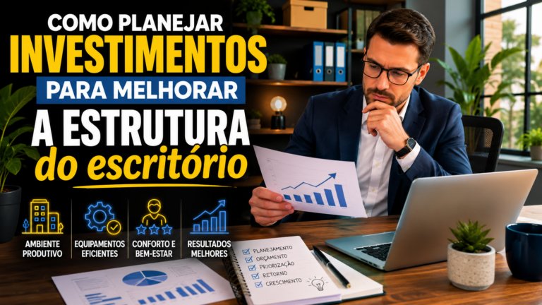 Como planejar investimentos para melhorar a estrutura do escritório