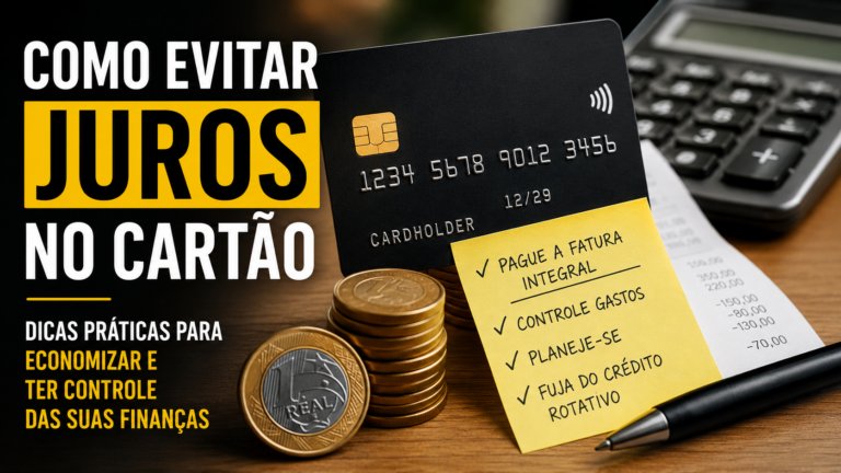 Como evitar o pagamento de juros no cartão
