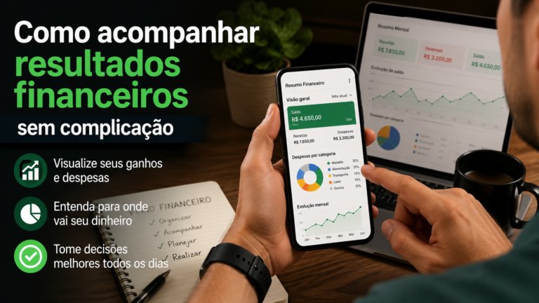 Como acompanhar resultados financeiros sem complicação