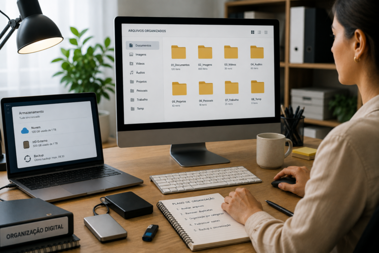 Como oferecer serviços de organização de arquivos digitais