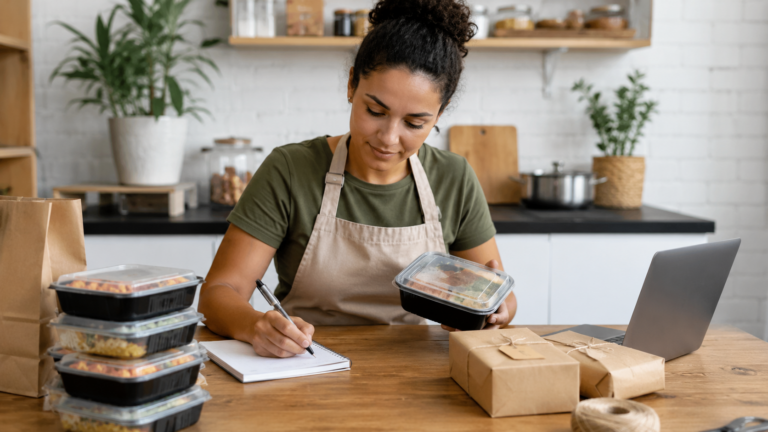 Como organizar encomendas de alimentos feitos em casa