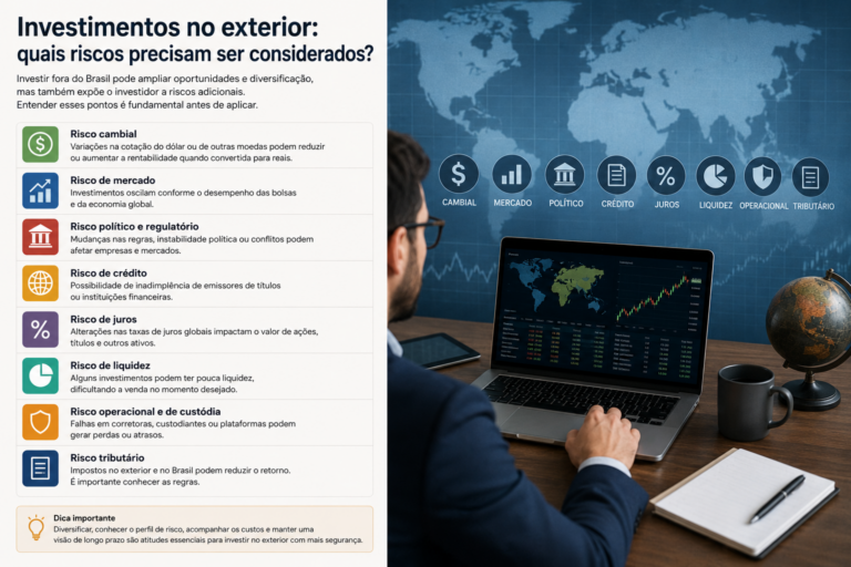 Investimentos no exterior: quais riscos precisam ser considerados?