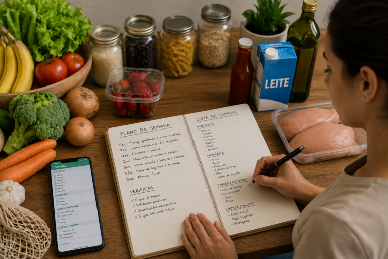 Como planejar as compras de supermercado e reduzir desperdícios