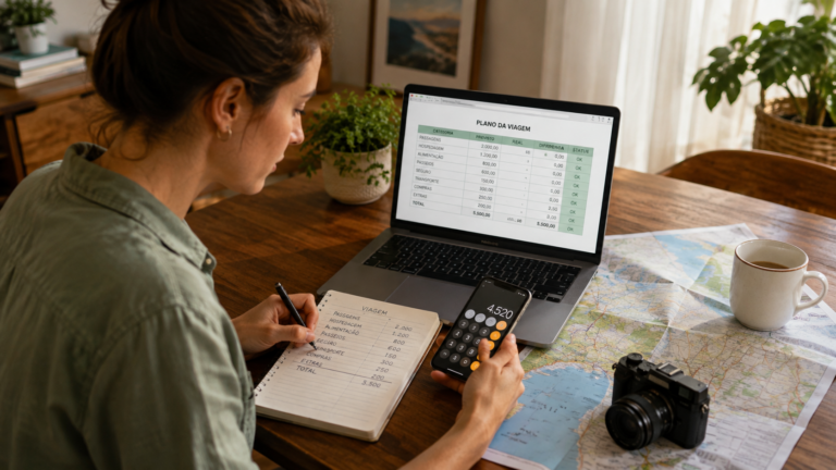 Como planejar uma viagem sem desorganizar as contas do restante do ano